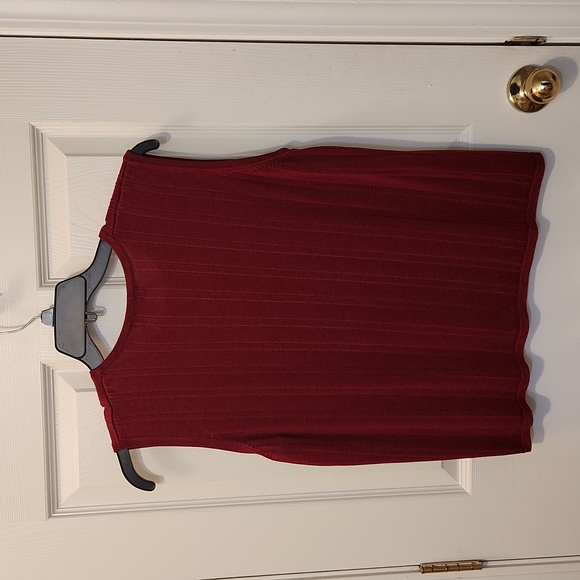 August Max Vintage 2 piece top set cardigan rib texture size 1x - Picture 5 of 11